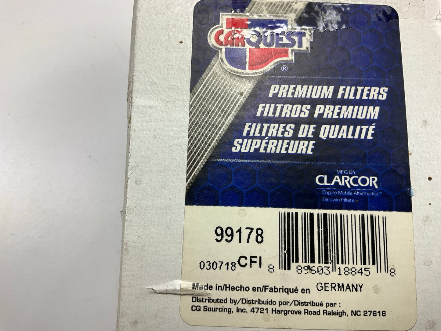 Carquest 99178 Diesel Particulate Filter (DPF) Filter - Replaces W74B192, PE5271