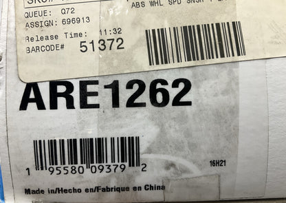 Carquest ARE1262 Front Left ABS Wheel Speed Sensor
