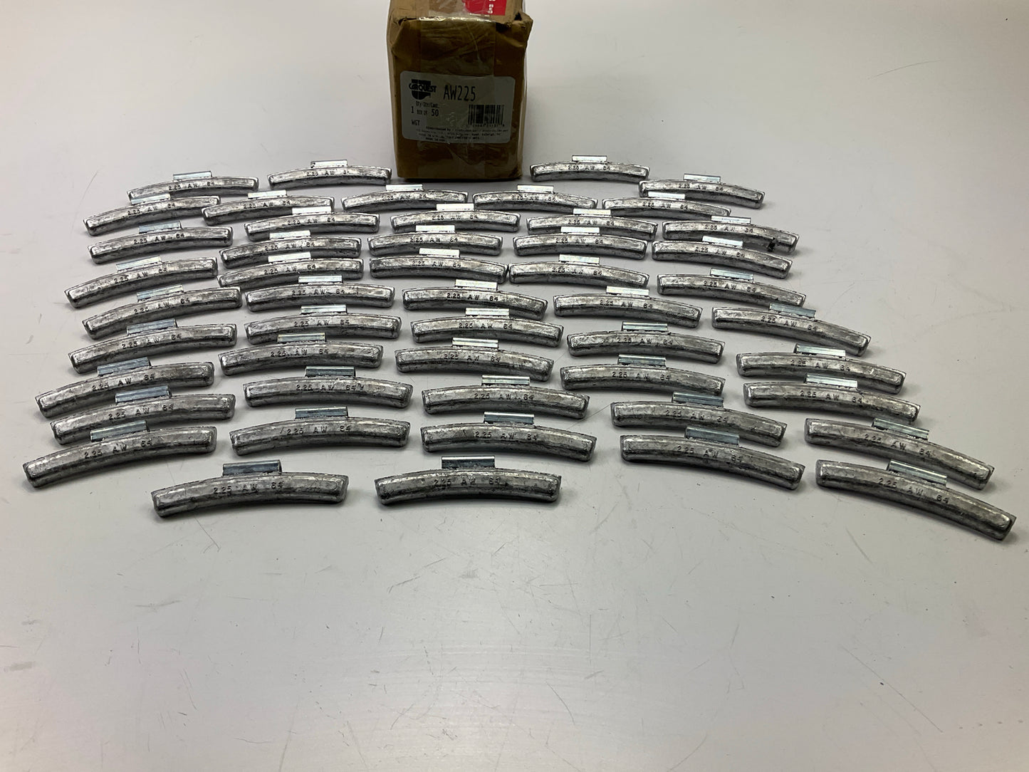 Carquest AW225 2.25oz Wheel Balancer Weights, Qty.50 Pcs