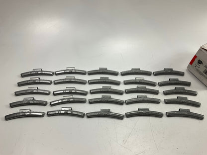 Carquest AW250N 2.50 Ounce, Clip-on, Coated 2-1/2 Oz Lead Wheel Weights, 25 Pcs