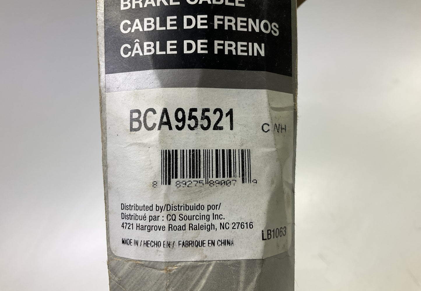 Carquest BCA95521 Rear Left Parking Brake Cable