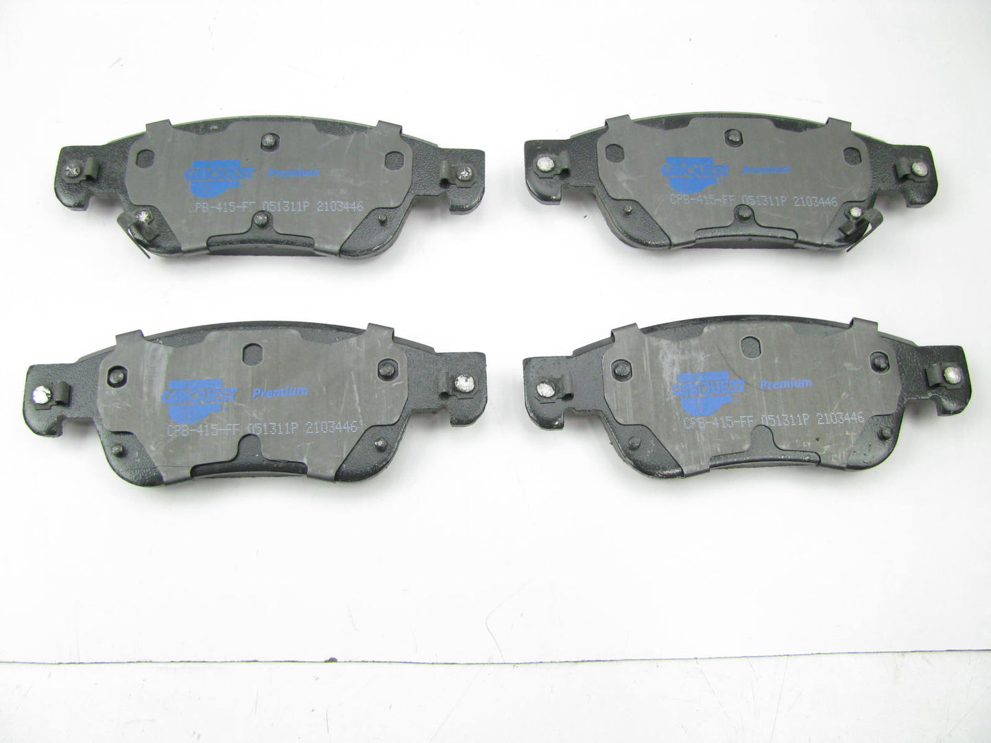 Carquest BCD1287 Ceramic Front Disc Brake Pad Set For 2008-2013 Infiniti G37