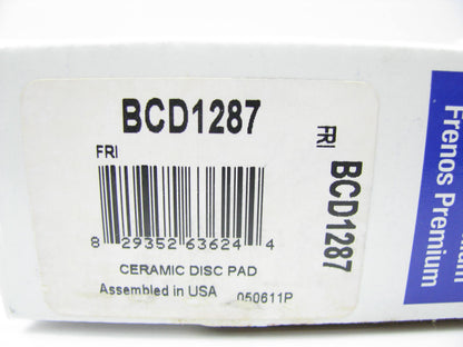 Carquest BCD1287 Ceramic Front Disc Brake Pad Set  For 2014-2015 Infiniti Q60