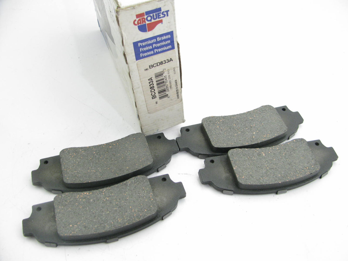 Carquest BCD833A Ceramic Disc Brake Pads - Front