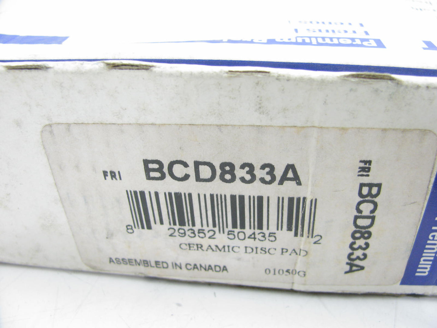 Carquest BCD833A Ceramic Disc Brake Pads - Front