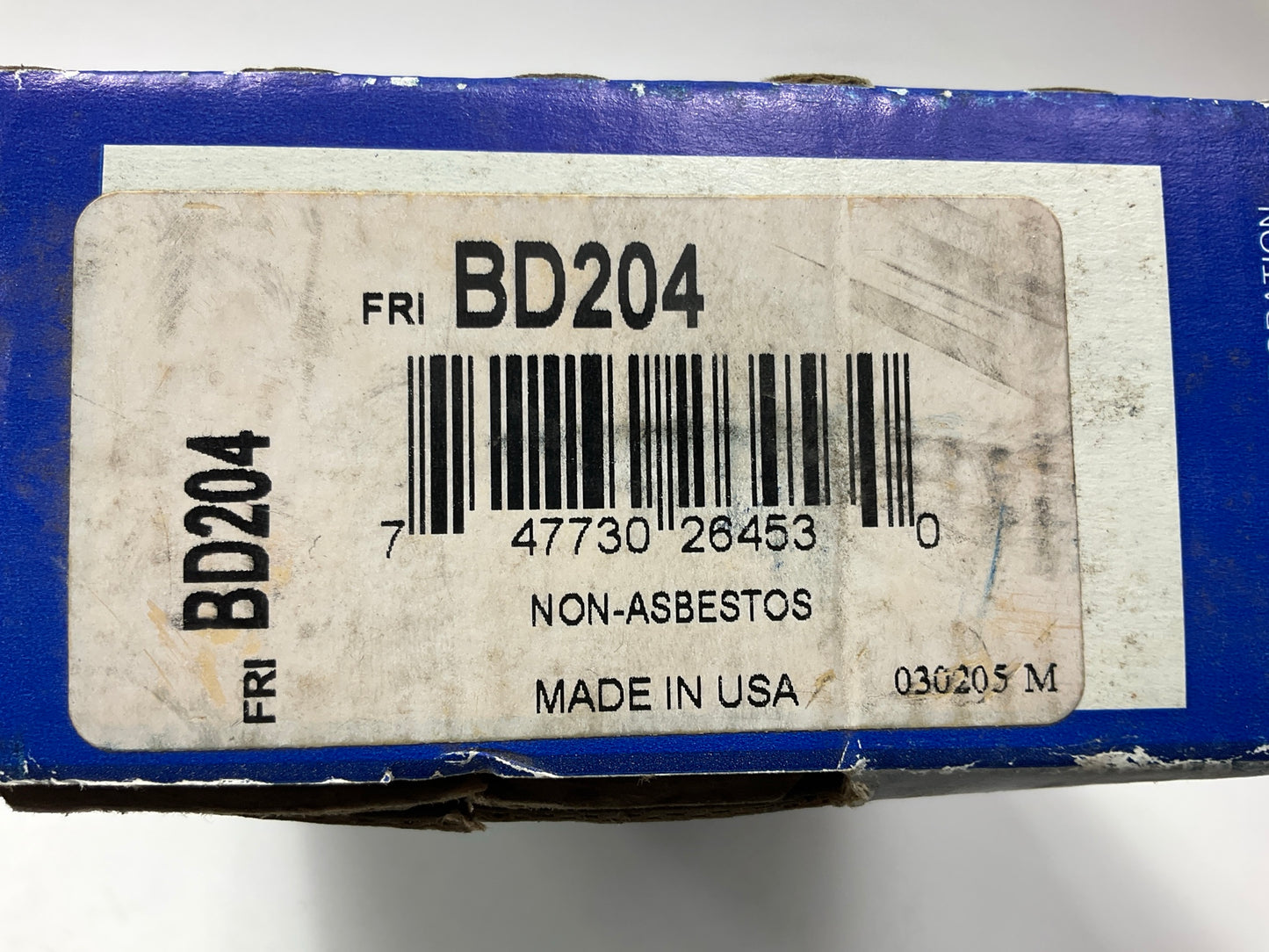 Carquest BD204 REAR Brake Pads 84-86 Mustang, 82-87 Continental