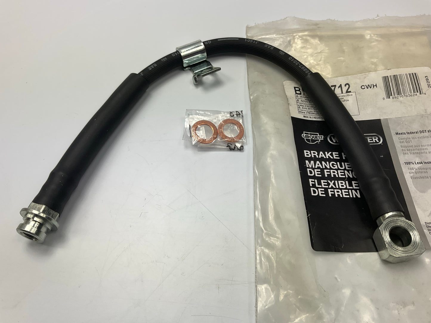 Carquest BHA36712 Front Left Drivers Side Brake Hydraulic Hose