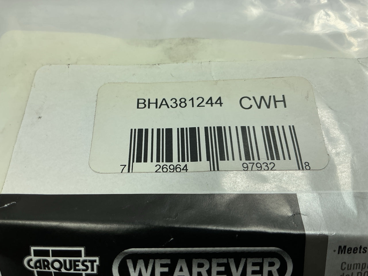 Carquest BHA381244 Front Brake Hydraulic Hose