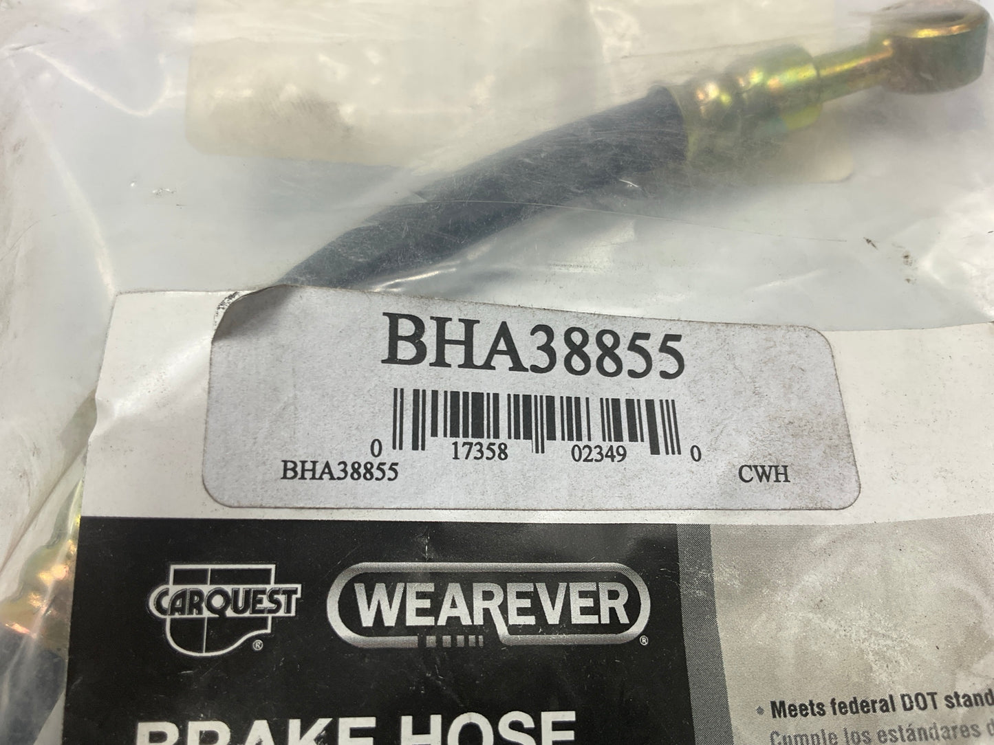 Carquest BHA38855 Front Left Drivers Side Brake Hose