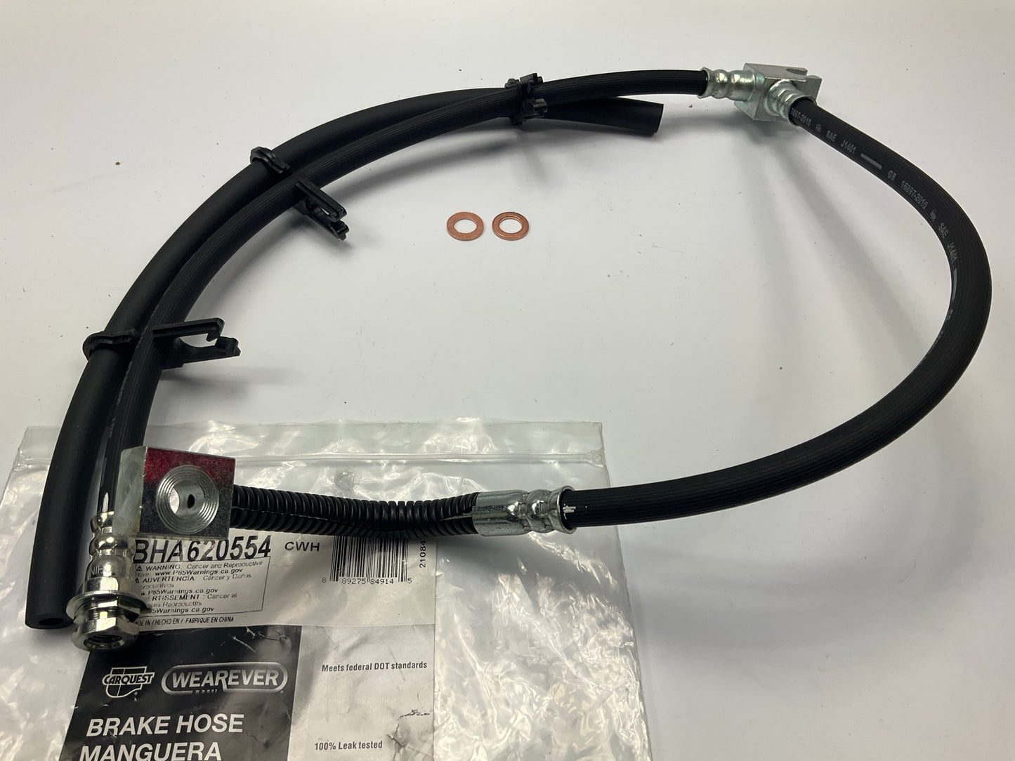 Carquest BHA620554 Rear Left Drivers Side Brake Hose