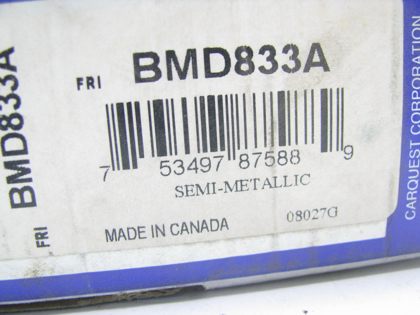 Carquest BMD833A Front Disc Brake Pads For 2001-2005 Ford Explorer Sport Trac