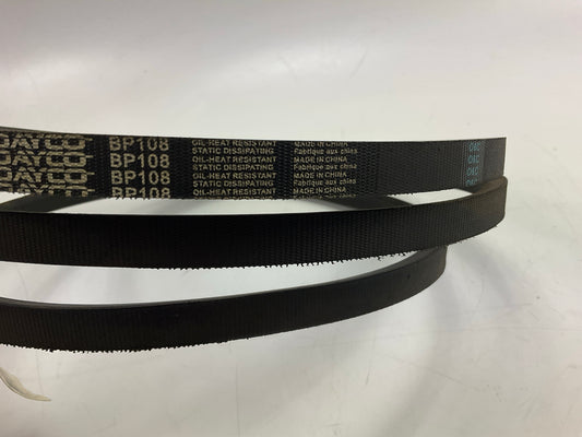Carquest (Made By Dayco) BP108 Industrial Accessory Drive Belt - 21/32'' X 111''