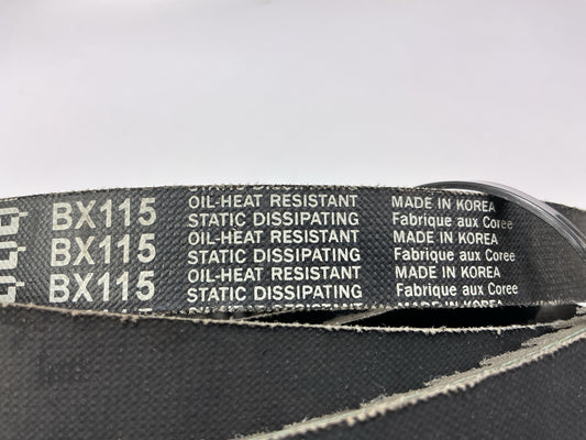 Carquest BX115 Cogged Industrial Accessory Drive Belt - 21/32'' X 118''