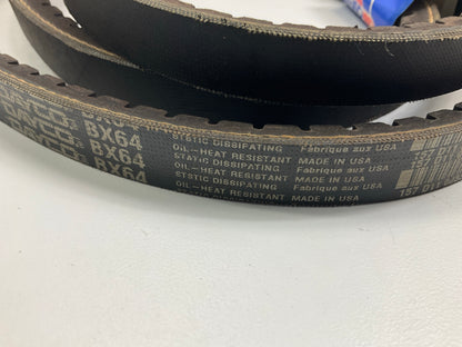 Carquest BX64 Cogged Industrial Accessory Drive Belt, 21/32'' X 67''