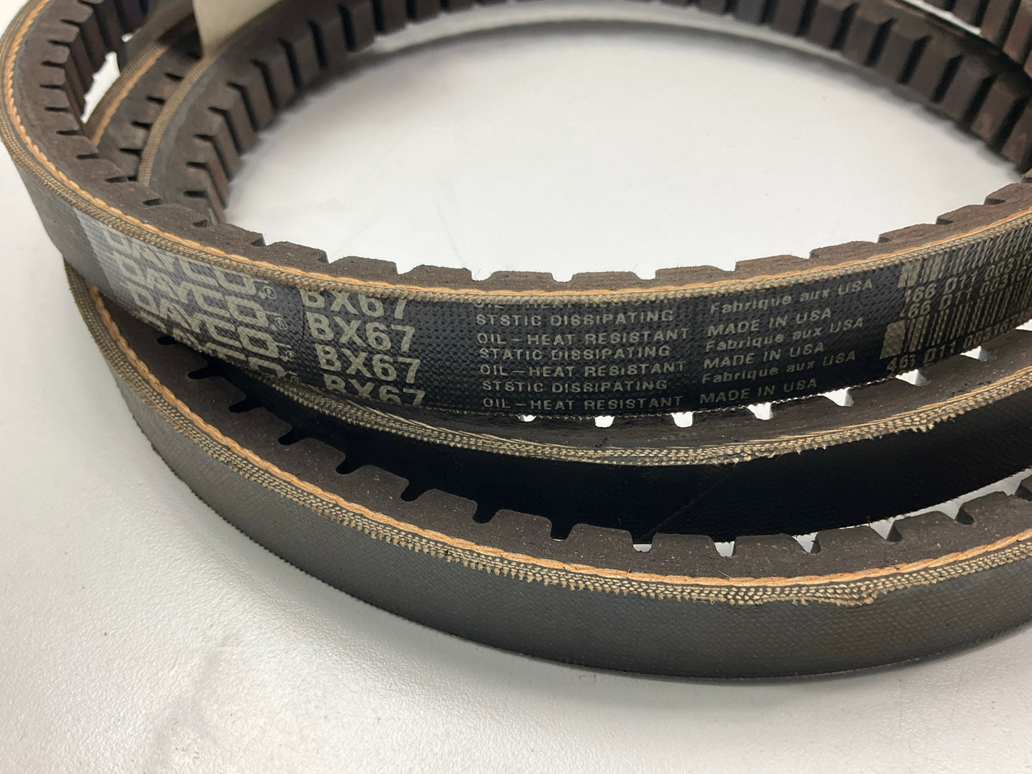 Carquest BX67CQ Cogged Industrial Accessory Drive Belt - 21/32'' X 70''