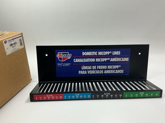 Wall Display, NiCopp Nickel/Copper Brake Line Domestic SAE Organizer Rack