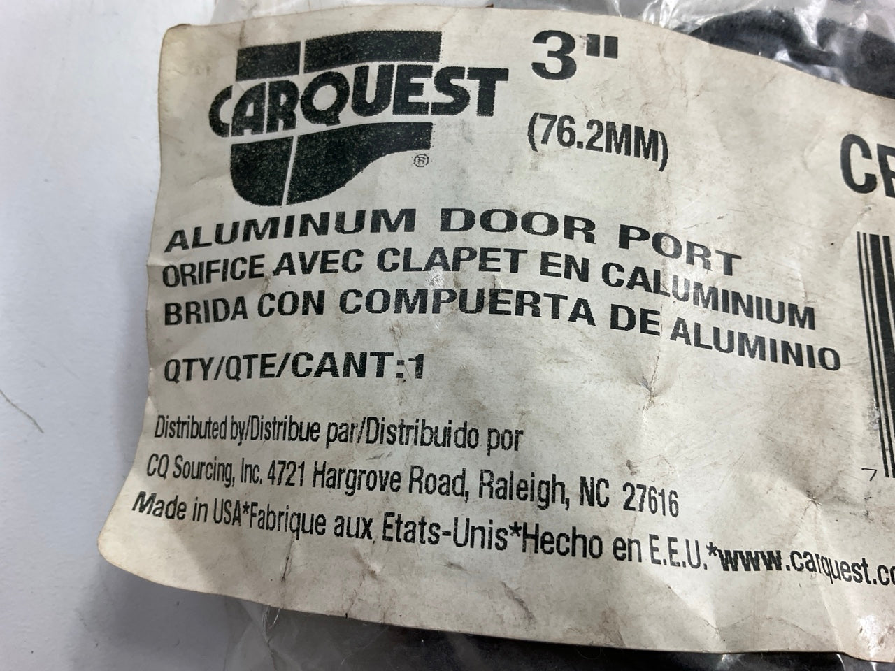 CPE30158 ADF30 - Crushproof Exhaust Tubing Aluminum Door Port For The FLT300