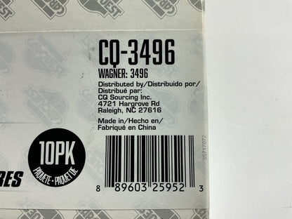 (10) Carquest 3496 Turn Signal Stop Lamp Light Bulbs