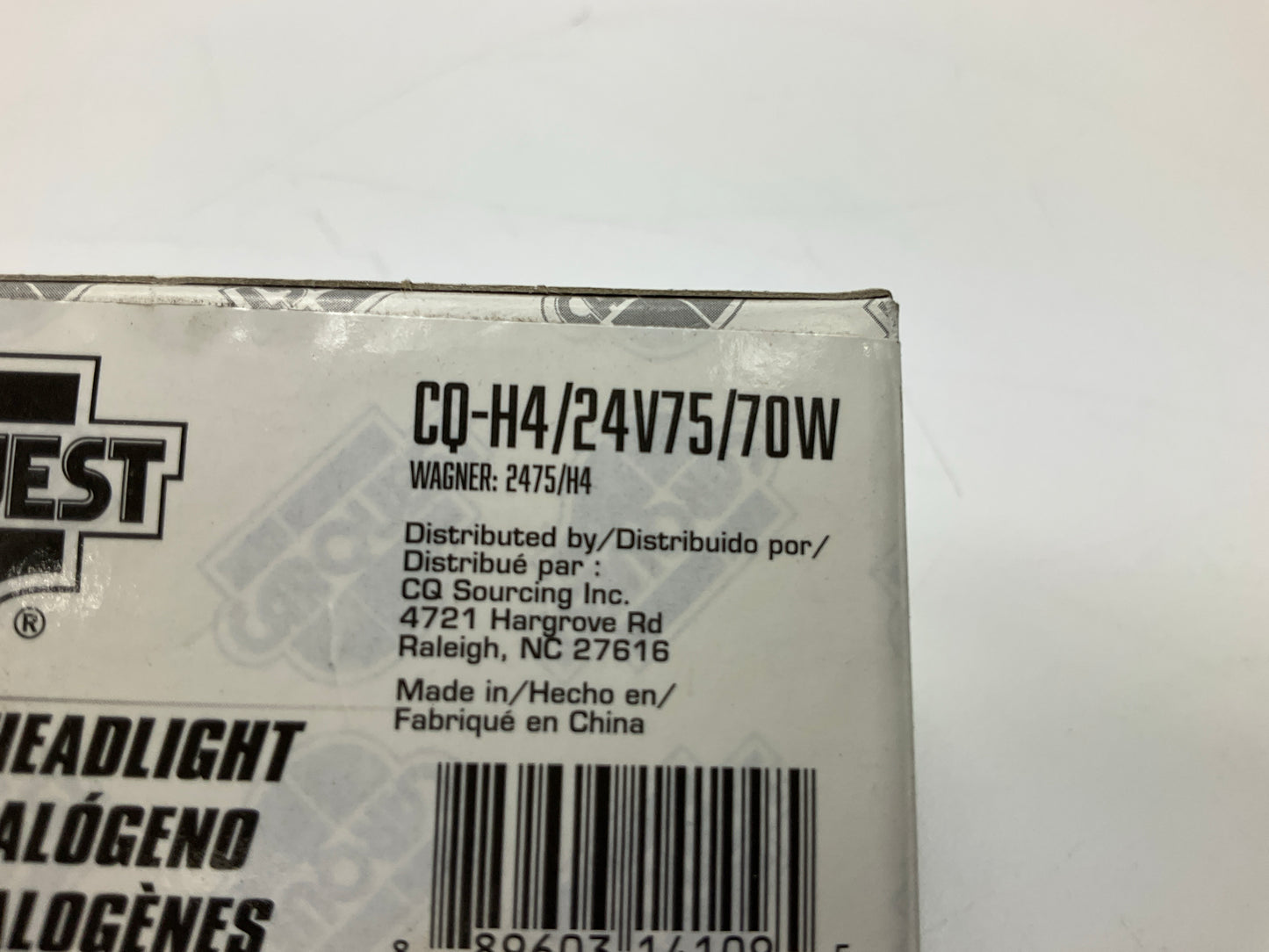 (2) Carquest CQ-H4 Light Bulbs - Replaces Wagner 2475/H4