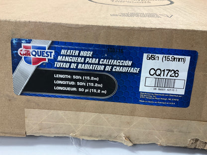 50 FEET - Carquest CQ1726 HVAC Heater Hose - 5/8'' ID