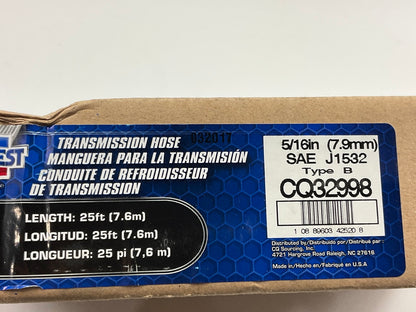 25 FEET - Carquest CQ32998 Transmission Oil Cooler Hose, 5/16''