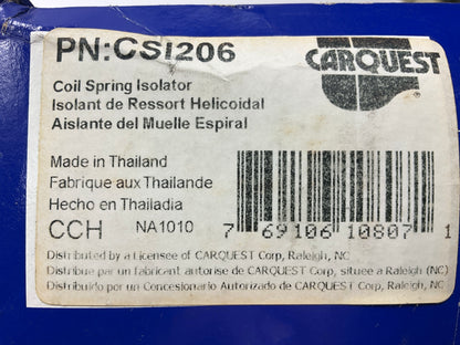 Carquest CSI206 Rear Upper Coil Spring Insulator Spacer