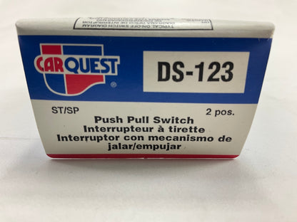 Carquest DS123 Universal Push Pull Switch - 2 Position 2 Terminal 12V, 10 Amp