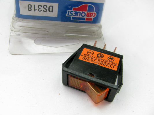 Carquest DS318 Rocker Switch - 3 Terminal - 2 Position - RS1093