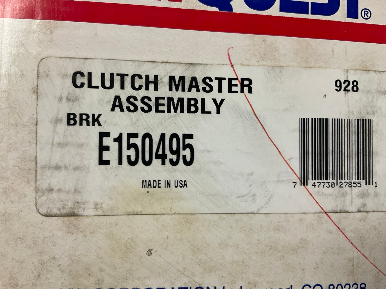 Carquest E150495 Clutch Master Cylinder 1988-1993 Pontiac Grand Am 92-93 Achieva