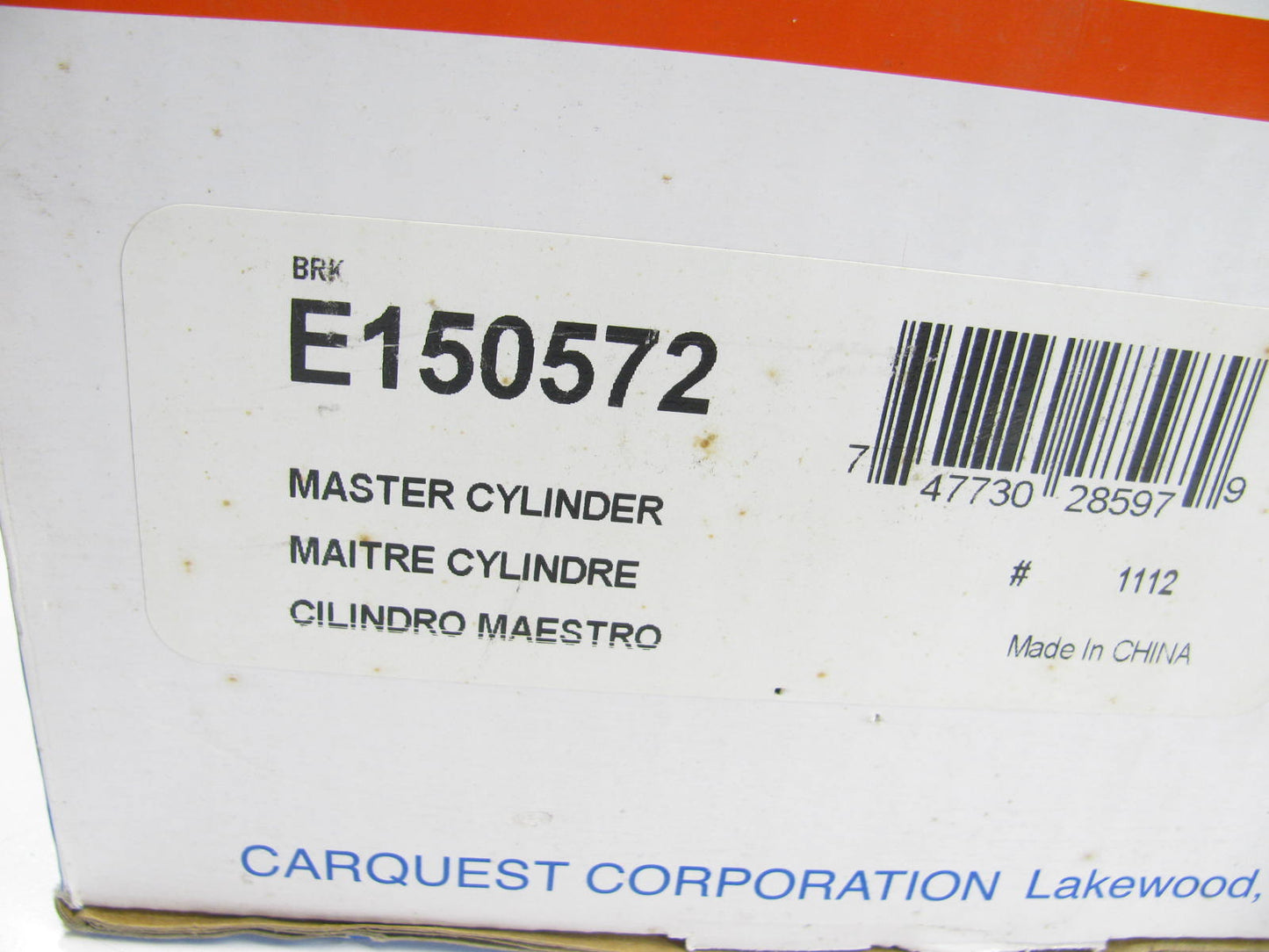 Carquest E150572 Brake Master Cylinder For 1994-1996 Grand Prix 1995-2001 Lumina