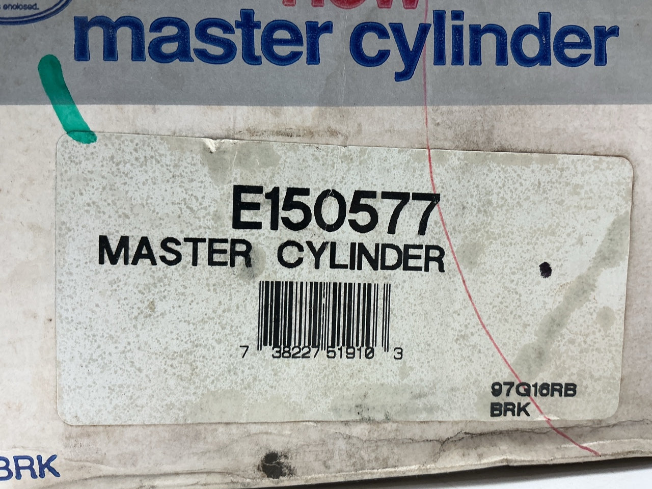 Caruqest E150577 Brake Master Cylinder - 1991-1994 Toyota Tercel W/O ABS