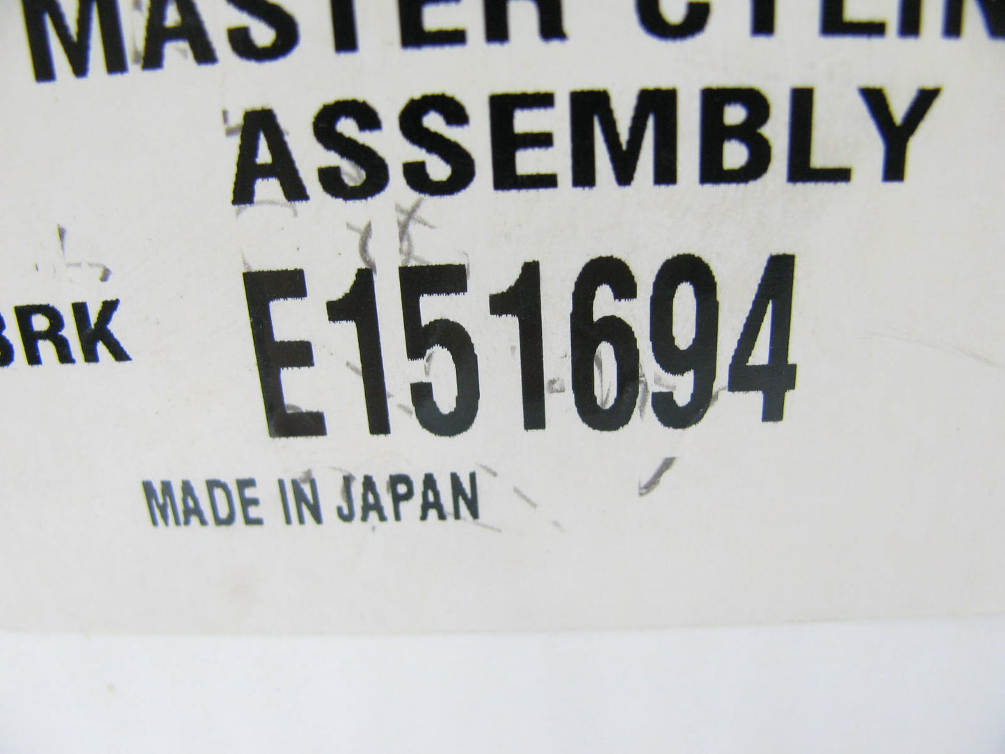 Carquest E151694 Brake Master Cylinder - 2000-2001 Mazda MPV