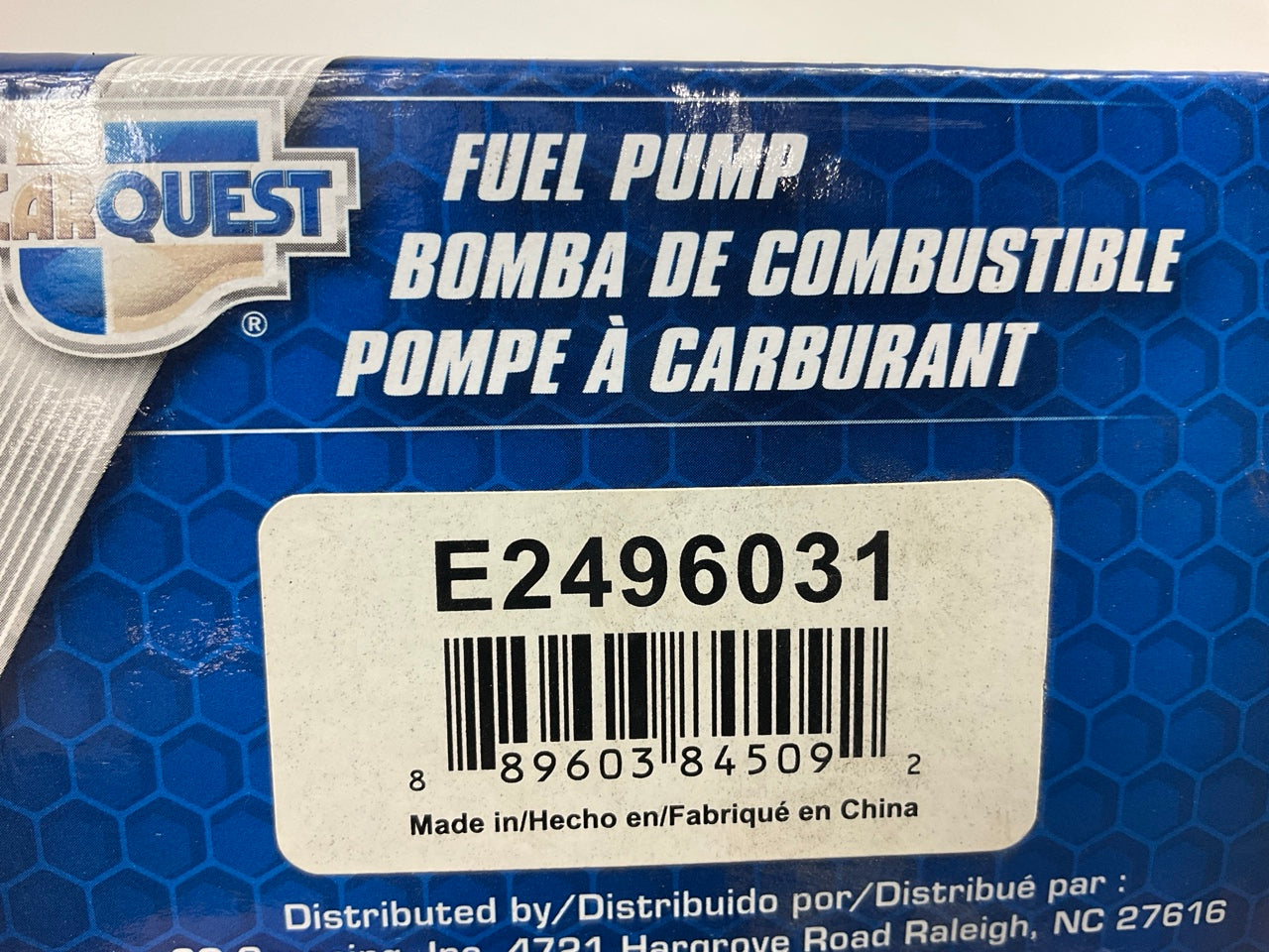 Carquest E2496031 Electric In-Tank Fuel Pump And Strainer Set