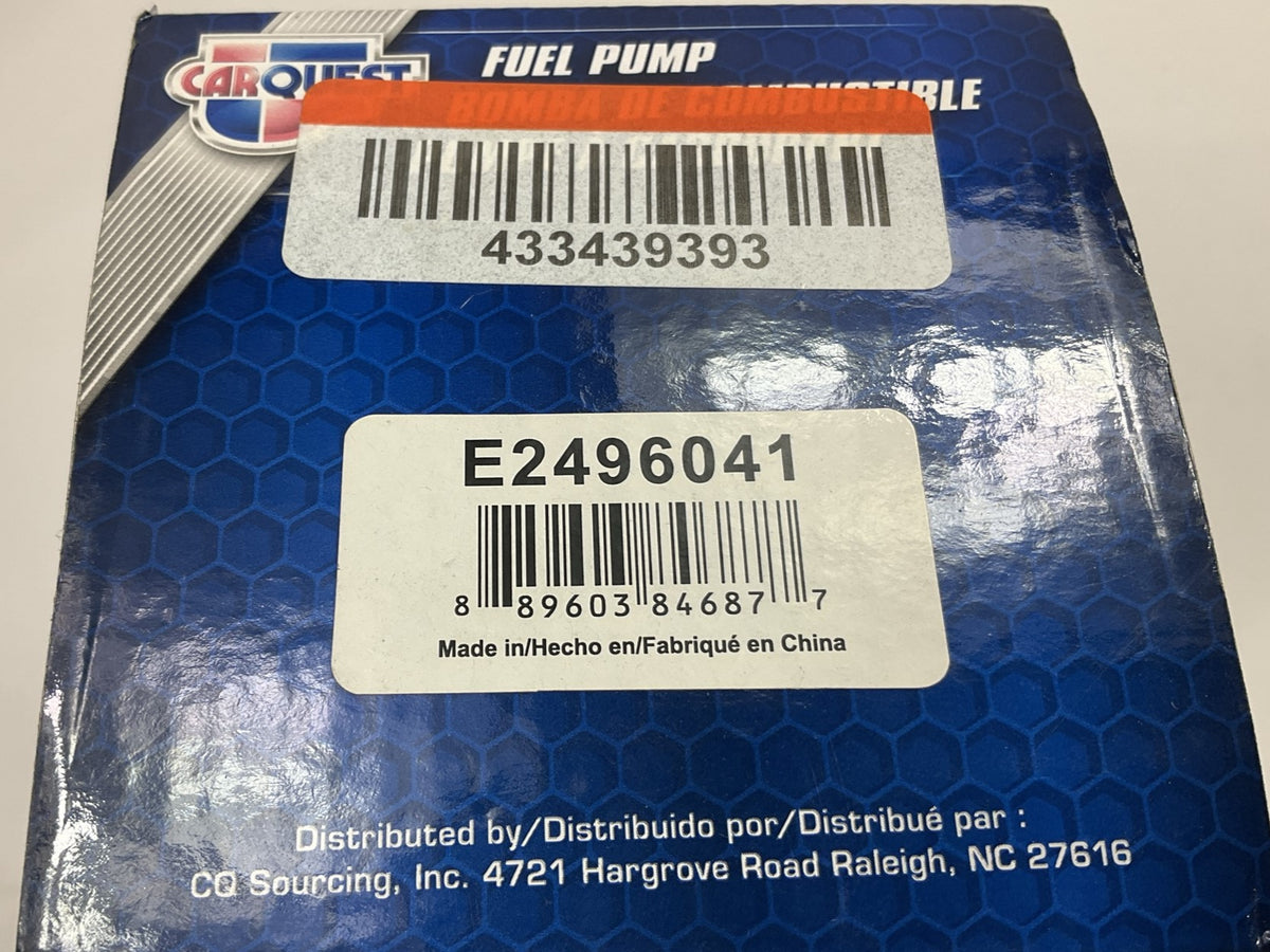 MISSING ALL HARDWARE Carquest E2496041 Electric Fuel Pump