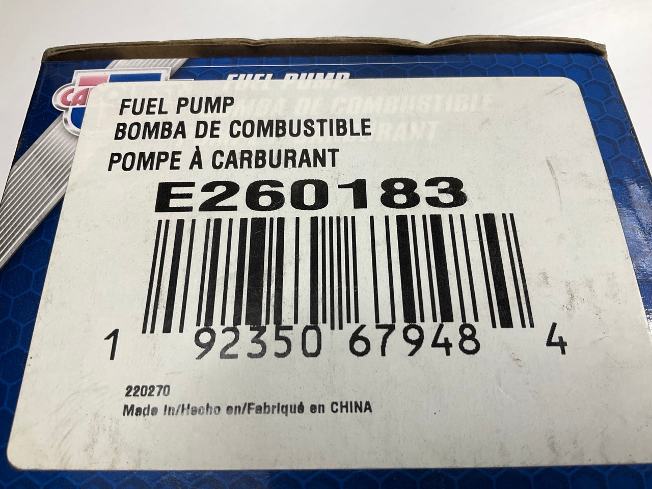 Carquest E260183 Electric Fuel Pump