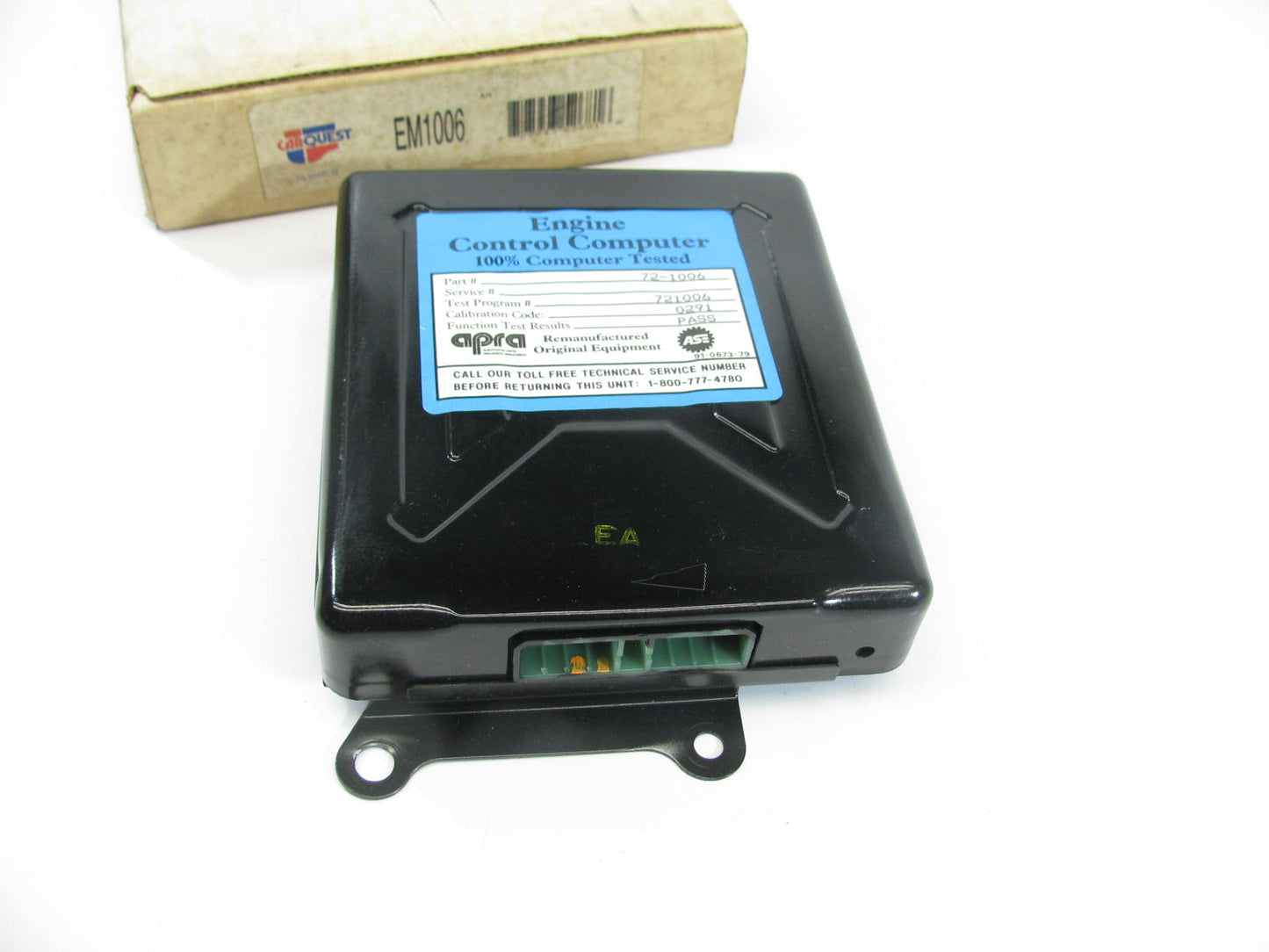 Carquest EM1006 Reman Engine Control Module for 1987-88 Toyota Corolla 1.6L-L4
