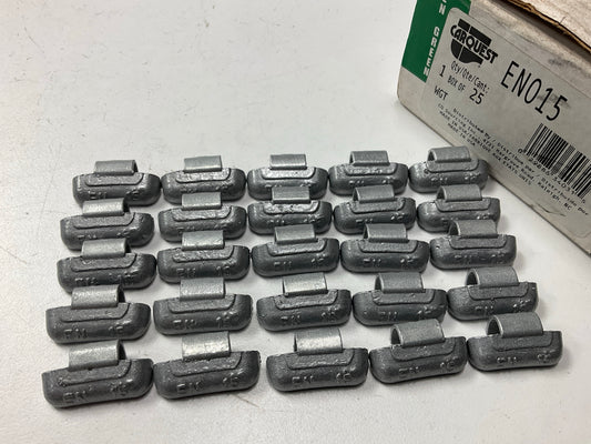 Carquest (Perfect) EN015 Wheel Weights 15 Gram (0.50 Oz) - Box Of 25