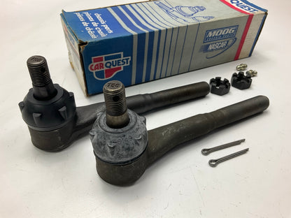 (2) Carquest ES2218RL Front Outer Steering Tie Rod Ends, Made By Moog