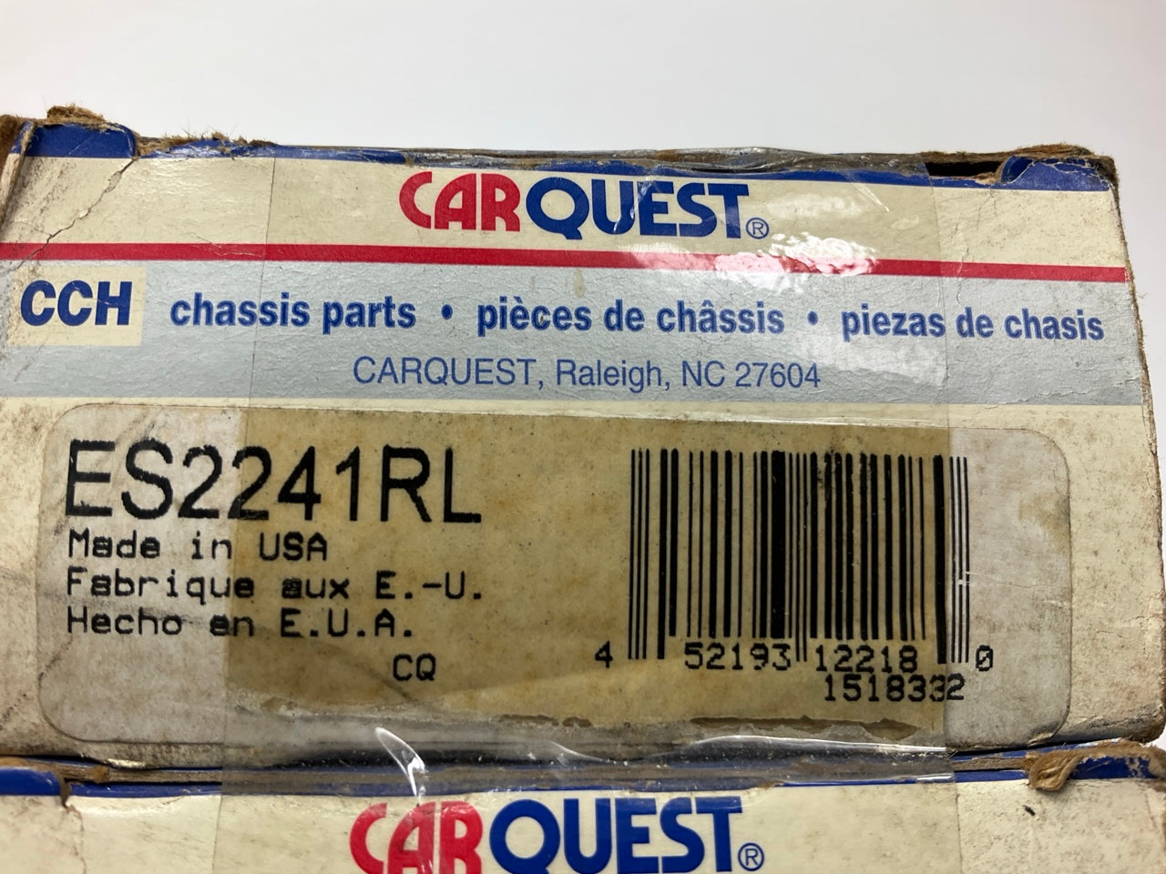 (2) Carquest ES2241RL Front Outer Steering Tie Rod End For 1983-86 Toyota Camry Type 2