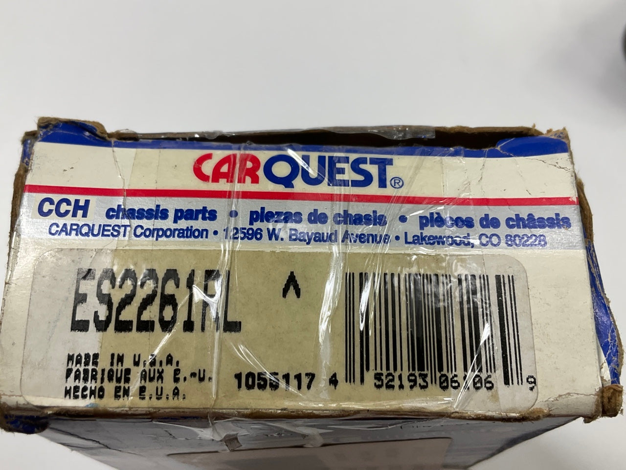 Carquest ES2261RL FRONT OUTER Steering Tie Rod End