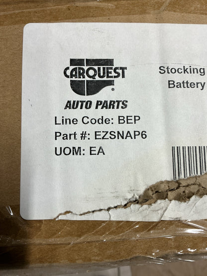 (Carquest) Diehard EZSNAP6 12V Auto Battery Rack Display / Sales Rack