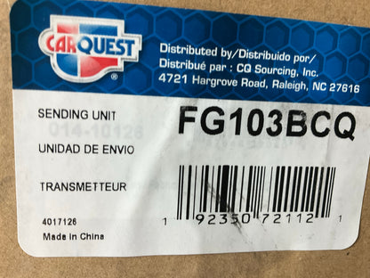 Carquest FG103BCQ Fuel Level Sender - Dual Line Gas Gauge Fuel Tank Sending Unit