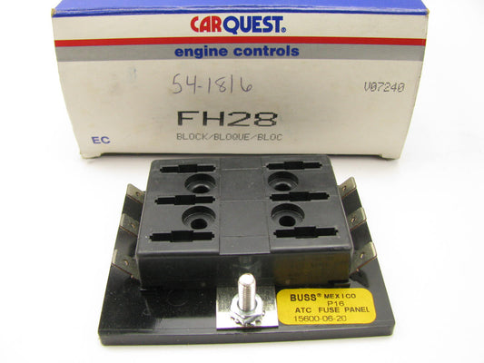 Carquest FH28 ATC Fuse Block - 6 Terminals