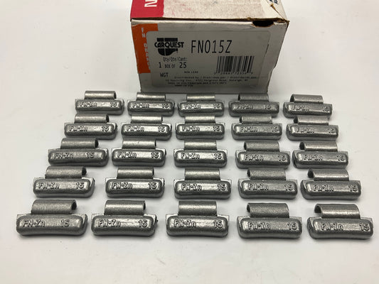 Carquest FN015 15 Gram Wheel Weights - Pack Of 25 Pcs