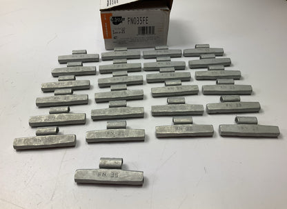 Carquest (Perfect) FN035FE Coated Steel Wheel Weight 35 Gram (1.25 Oz) - 25 Pcs