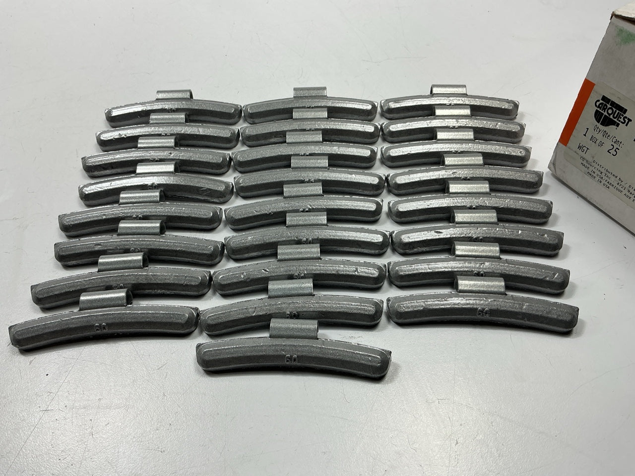 Carquest FN060 60 Gram Coated Lead Wheel Weights - 25/box