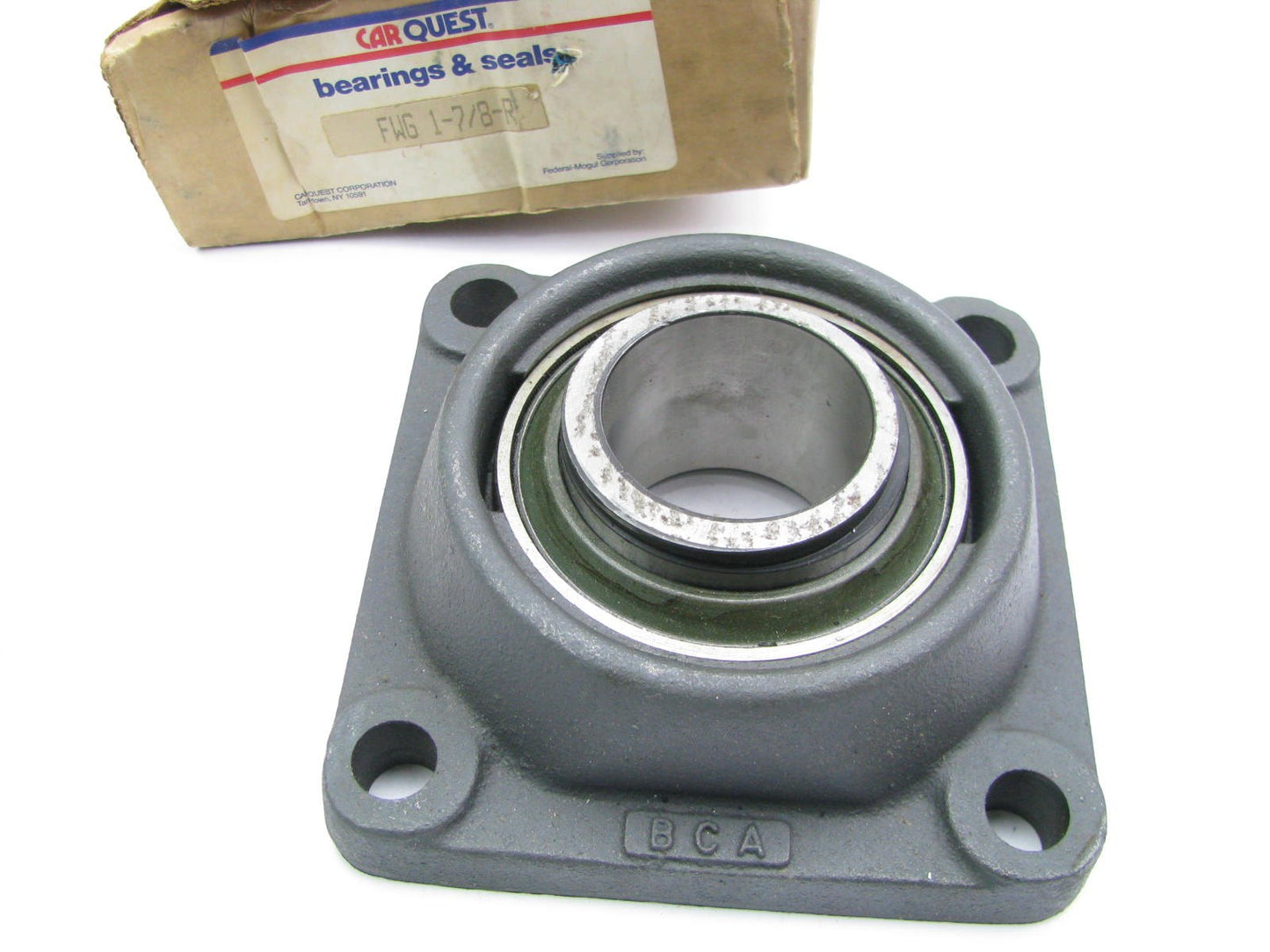 Carquest BCA FWG1-78-R SATNR 4 Bolt Flange Bearing - 1.875'' Bore 1-7/8''