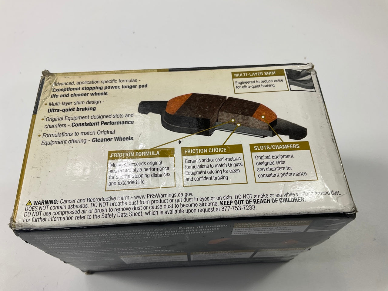 Carquest GNAD1118 Front Ceramic Disc Brake Pads