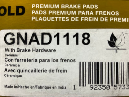 Carquest GNAD1118 Front Ceramic Disc Brake Pads