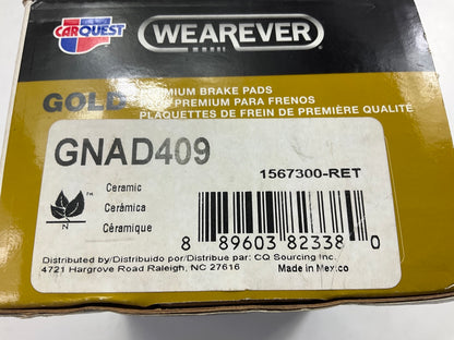 Carquest GNAD409 Front Brake Pads - PADS ONLY AS SHOWN